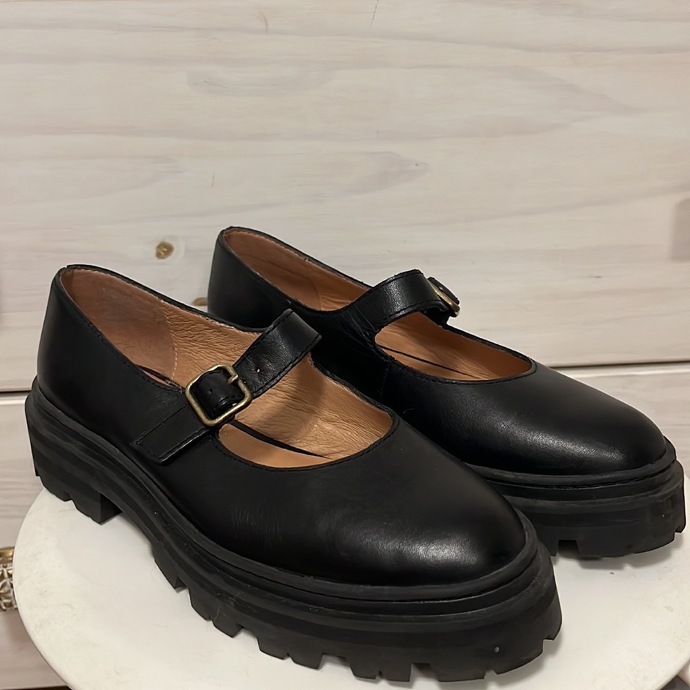 Madewell Freya Lugsole Mary Janes